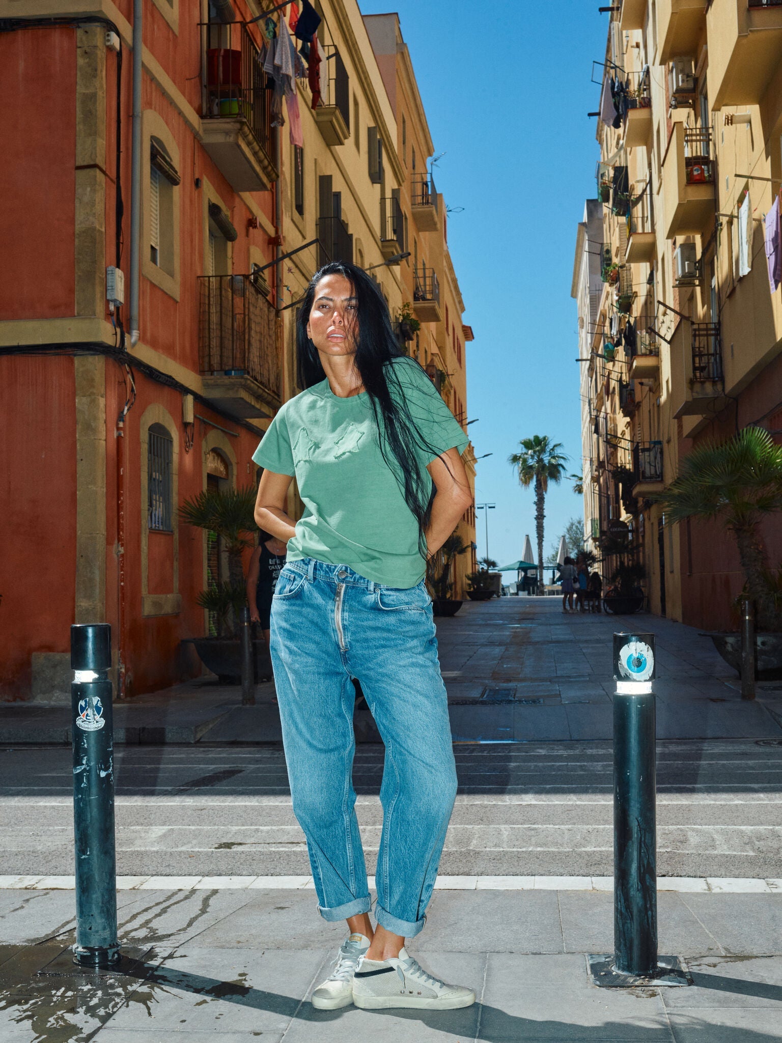 Modelshot / Blue / Detail